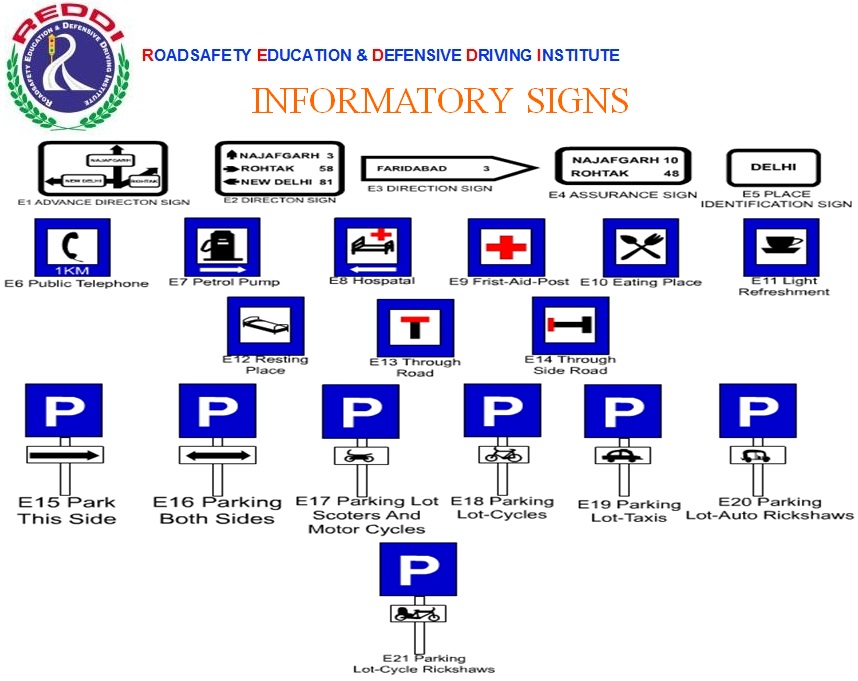 Informatory Road Signs